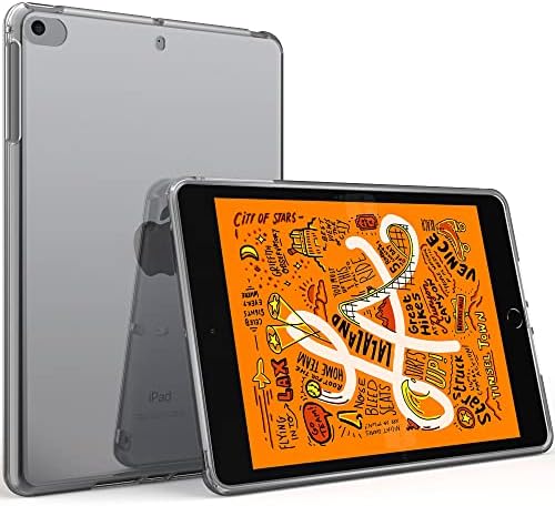 ıPad Mini 5 Durumda, Puxıcu İnce Tasarım Esnek Yumuşak TPU Koruyucu Kapak için iPad Mini 5th Nesil 7.9 İnç (2019)