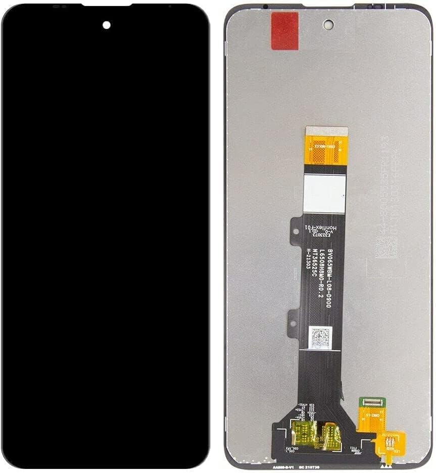 Motorola Moto G22 için LCD Ekran Dokunmatik Ekran Digitizer Meclisi 6.5 Siyah