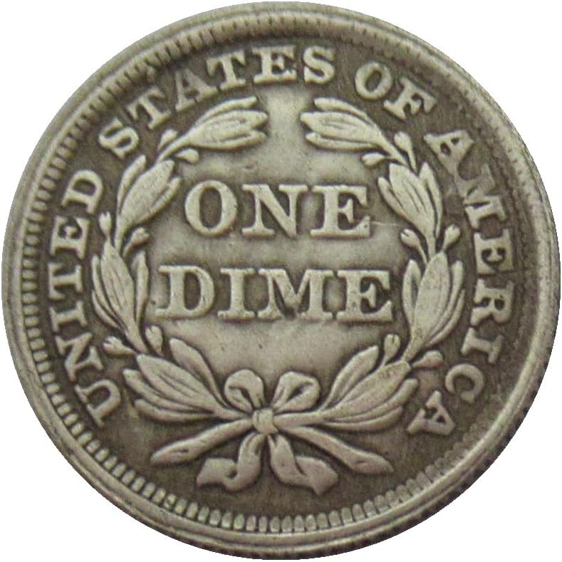 Amerikan Bayrağı 10 Cent 1859 Gümüş Kaplama Çoğaltma hatıra parası