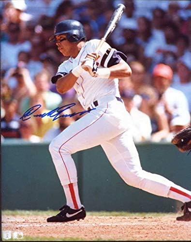 Carlos Quintana İmzalı / Orijinal İmzalı 8x10 Aksiyon-fotoğraf w/Boston Red Sox (1988-1993) - COA