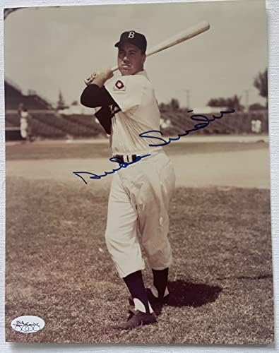 Duke Snider (ö. 2011) İmzalı İmzalı Parlak 8x10 Fotoğraf Brooklyn Dodgers-JSA Kimliği Doğrulandı