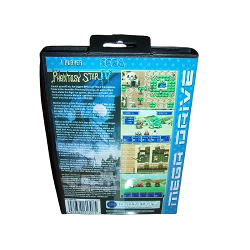 Aditi Phantasy Star 4 AB Kapak ile Kutu ve Manuel Genesis Sega Megadrive Video Oyun Konsolu 16 bitlik MD Kartı (japonya