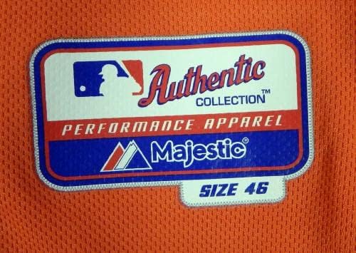 2013-2019 Houston Astros 19 Oyun Kullanılmış Turuncu Forma İsim Plakası Kaldırıldı 46 613 - Oyun Kullanılmış MLB