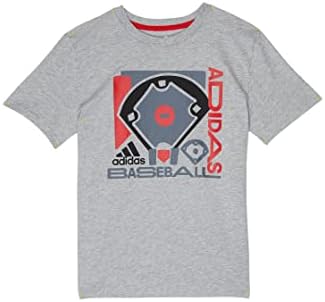 adidas Erkek Beyzbol Sahası Tişörtü (Büyük Çocuklar)