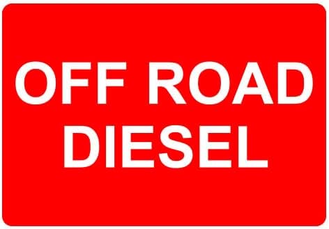 fagraphıx Off Road Dizel Sticker Çıkartma Kendinden Yapışkanlı Güvenlik Endüstriyel Etiket Yakıt Offroad 17.45 Geniş