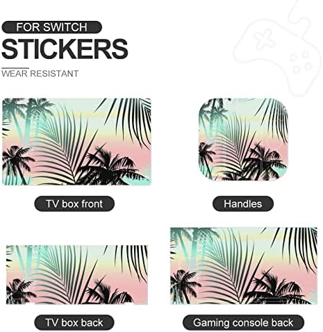 Tropikal Yaz Palmiye Anahtarı Cilt Sticker Tam Wrap Kapak Çıkartması koruyucu film Sticker
