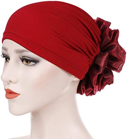 YıYı Operasyon Kadınlar Büyük Çiçek Türban Şapka Başkanı wrap Şapkalar Kanser Kemo Bere Kap Saç Dökülmesi Kapağı