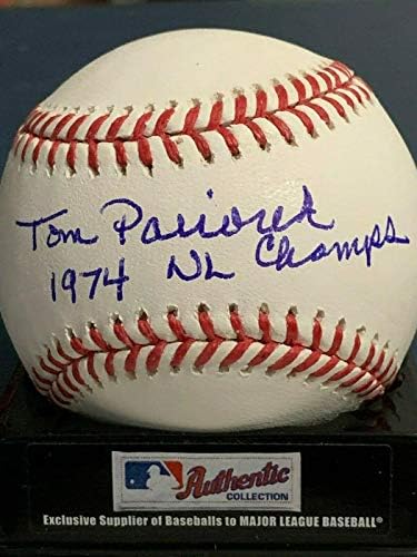 Tom Paciorek Los Angeles Dodgers 1974 Nl Champs İmzalı Oml Beyzbol - İmzalı Beyzbol Topları