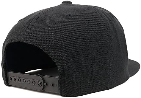 Trendy Giyim Mağazası Numarası 18 Altın iplik Düz Fatura Snapback Beyzbol şapkası