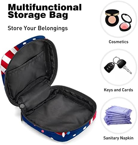 Dönem Çantası, Sıhhi Peçete Saklama çantası, Dönem için Ped Tutucu, Makyaj çantası,Bağımsızlık Günü