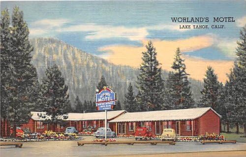 Tahoe Gölü, Kaliforniya Kartpostalı