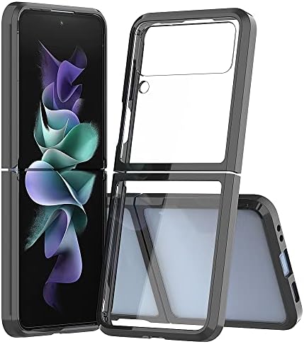 Samsung Galaxy Z FİLP 4 için Quikbee Şeffaf flip case, Çizilmeye ve Aşınmaya Dayanıklı, Dört Köşede Hava Yastığı Düşme