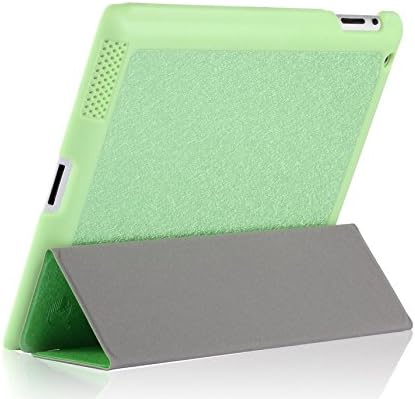 ı - Blason 2nd Nesil i-Folio İnce Sert Kabuk Standı Kılıf Kapak Apple iPad mini için Retina Ekranlı Kılıf (iPadmini2-iFolio-Green)