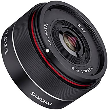 Samyang SYIO35AF-E 35mm f/2.8 Ultra Kompakt Geniş Açı Lens Sony E Dağı Tam Çerçeve, Siyah