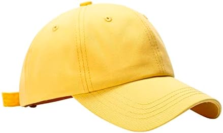 Beyzbol Kapaklar Erkekler Kadınlar için Nefes Güneş Koruma Baba Şapka Vintage Yetişkin Unisex Düz Renk Koşu Egzersiz