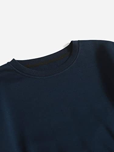 Kadınlar için AEQİUM Sweatshirtler - Düz Yuvarlak Yakalı Sweatshirt (Renk: Gri, Beden: Büyük)