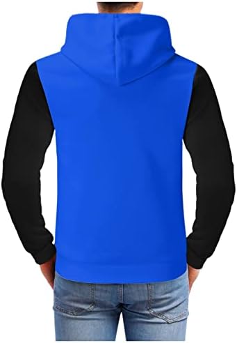 Erkek Sonbahar Kış Spor İki Parçalı Takım Elbise ve Eğlence Spor Polka Dot Hoodie Kazak Mavi İnce Takım Elbise erkekler