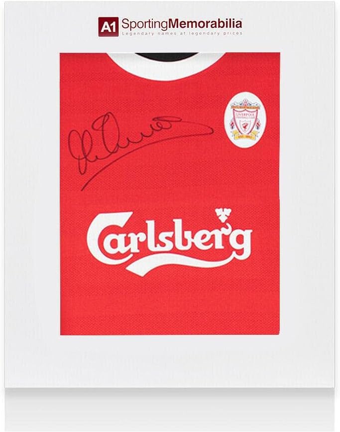 Michael Owen İmzalı Liverpool Forması - 1998-Hediye Kutusu İmzalı Forma-İmzalı Futbol Formaları