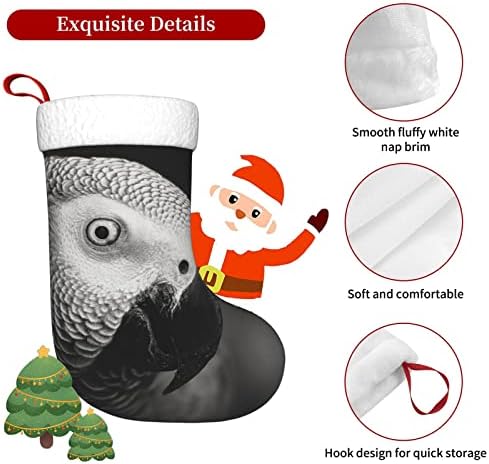 CUTEDWARF Sevimli Papağan Noel Çorap Noel Ağacı Süsleri Noel Çorap Noel Tatil Parti Hediyeler için 18 İnç