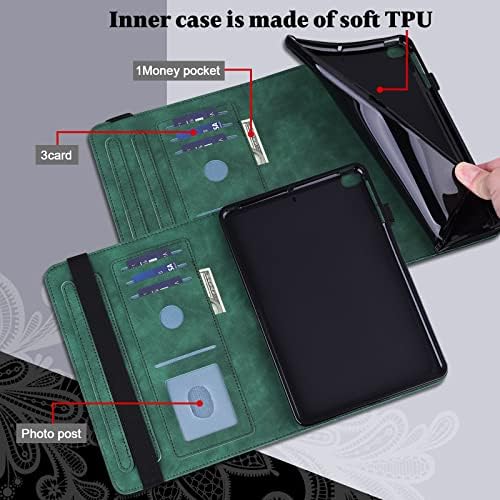 tablet PC kapak Deri Tablet Kılıfı OPPO Realme Pad 10.4 inç ile Uyumlu, Kart Yuvalı Braket Tipi Tablet PC Kılıfı Darbeye