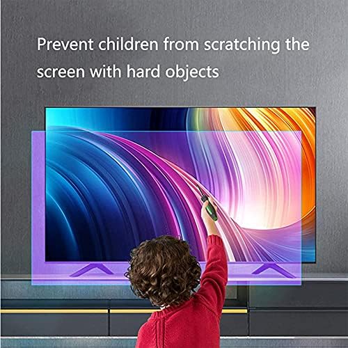 KFJZGZZ Parlama Önleyici TV ekran koruyucu Anti mavi ışık filtresi rahatlatmak göz Yorgunluğu göz koruması Anti Scratch