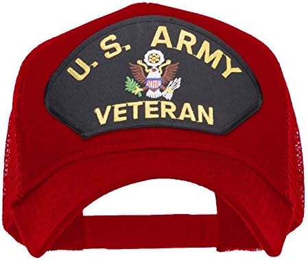 e4Hats.com ABD Ordusu Veteran Askeri Yamalı file şapka