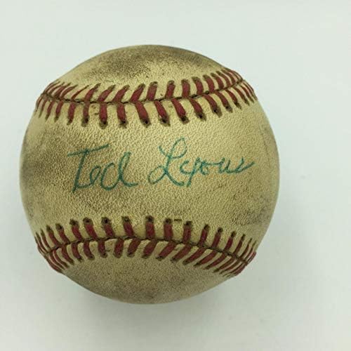 Ted Lyons Single, 1970'lerin Resmi Amerikan Beyzbol Ligi'ni JSA COA İmzalı Beyzbol Toplarıyla İmzaladı