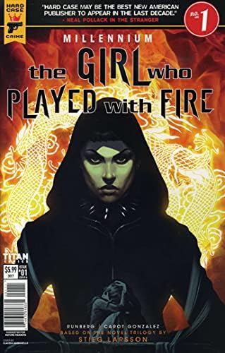 Millennium: Ateşle Oynayan Kız 1A VF; Titan çizgi romanı