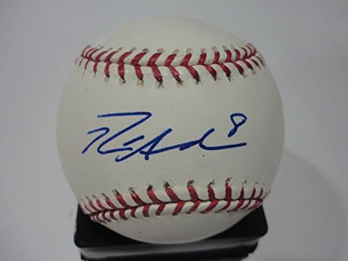 Russ Adams Mets / blue Jays, coa İmzalı Beyzbol Topları ile İmzalı Beyzbol Birinci Ligi İmzaladı