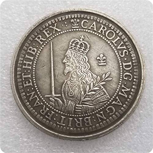 Kocreat Kopya 1643 Charles I Üçlü Unite Milyoner İNGILTERE Sikke Çoğaltma Büyük Britanya Gümüş Dolar Pence Altın Sikke