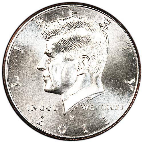 2011 P BU Kennedy Yarım Dolar Seçimi Dolaşımsız ABD Darphanesi