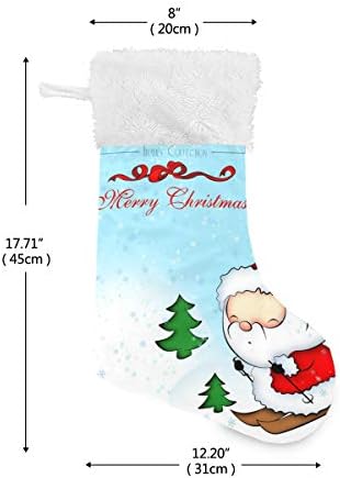 PİMİLAGU Merry Christmas Noel Çorap 1 Paket 17.7, Asılı Çorap Noel Dekorasyon için