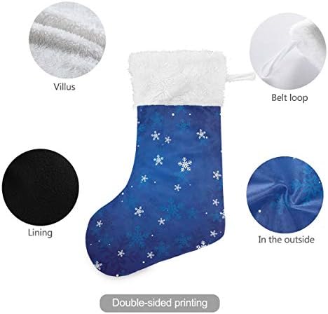 PİMİLAGU Noel Kar Tanesi Noel Çorap 1 Paket 17.7, Asılı Çorap Noel Dekorasyon için