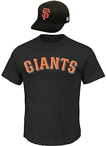 Majestic Athletic San Francisco Giants (Gençlik Şapkası/Gençlik Büyük Forması) Siyah
