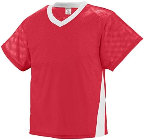 Augusta Sportswear Erkek Çocuk Küçük 9726, Kırmızı / Beyaz