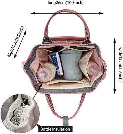 Bebek Bezi çantası Nappy Sırt Çantası Su Geçirmez Çok Fonksiyonlu Cabrio Mini Akıllı bebek bezi çantası Sırt Çantası