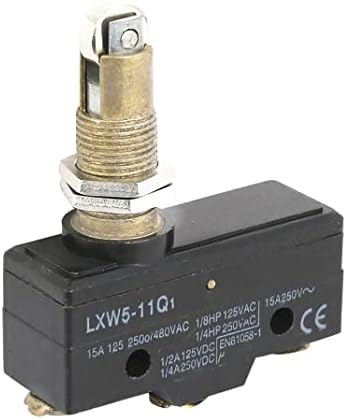 HIFASI 1 Adet LXW5-11Q1 Paralel Makaralı Piston Mikro Anahtarı Mikro Anahtarı AC 125 V / 250 V 15A Kendini Sıfırlama