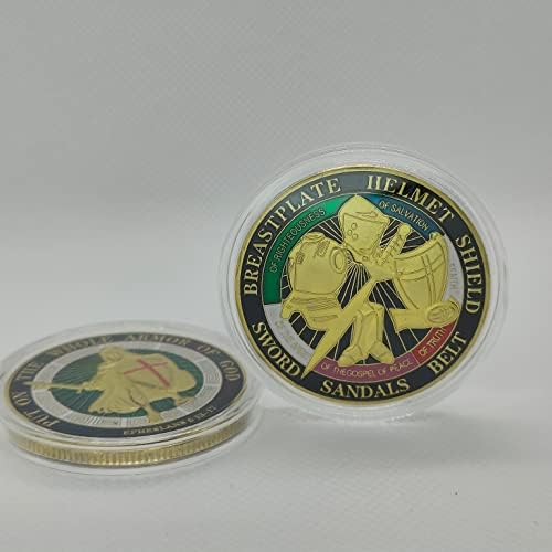 ABD Zırh tanrı Askeri hatıra parası Saygı Onur Madalyası Ev Dekorasyon Koleksiyonu (Altın)