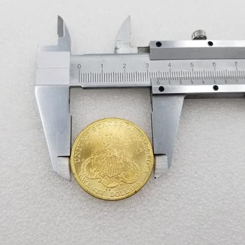 Kocreat Kopya 1879-CC Akan Saç Gümüş Dolar Liberty Morgan Altın Sikke Yirmi Dolar-Çoğaltma ABD Hatıra Sikke Koleksiyonu