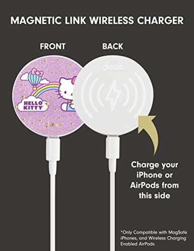 Sonix Sanrio - Gökkuşağı Hello Kitty AirPods durumda Pro + MagLink Şarj Cihazı (Gökkuşağı Hello Kitty) + USB-C Adaptörü
