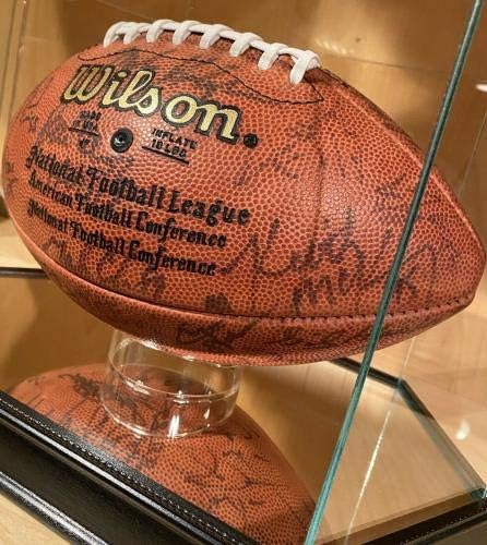 Reggie White Brett Favre Packers Süper Kase XXXI Takımı NFL Futbolu İmzaladı JSA SB-İmzalı Futbol Topları