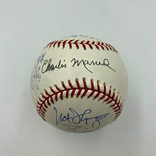 2007 Philadelphia Phillies Takımı İmzaladı Beyzbol Birinci Ligi JSA COA İmzalı Beyzbol Topları ile
