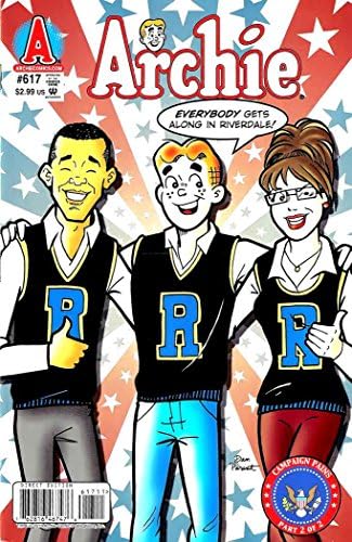 Archie 617 VF / NM; Archie çizgi romanı / Barack Obama Sarah Palin