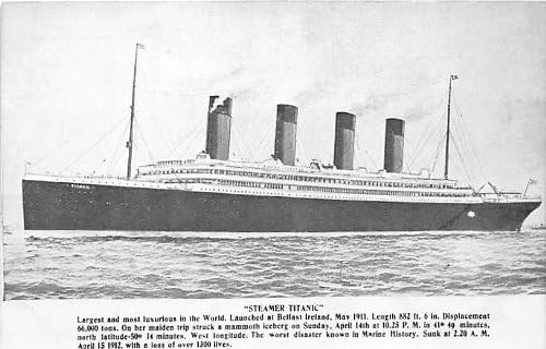 1300 hayat, Titanik Gemi Gemileri Kartpostal Kartpostalları