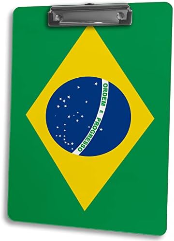Antrenörler, Öğretmenler ve Daha Fazlası için Canlı Çift Taraflı Kuru Silme Panosu-Brezilya Bayrağı (Brezilya) - Birçok