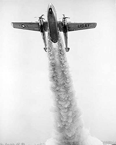 Fairchild C - 119 Uçan Boxcar Roket Yardımı 8x10 Gümüş Halide Fotoğraf Baskısı