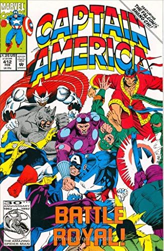 Kaptan Amerika (1. Seri) 412 VF; Marvel çizgi romanı / Falcon Shang-Chi