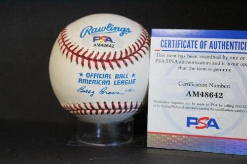 Tim Hudson İmzalı Beyzbol İmzası Otomatik PSA / DNA AM48642 - İmzalı Beyzbol Topları