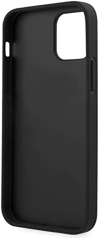 BMW Telefon Kılıfı için iPhone 12 Pro Max Kılıf PU Deri Karbon Fiber Etkisi M Koleksiyonu Kontrast Köşe Siyah Kolay