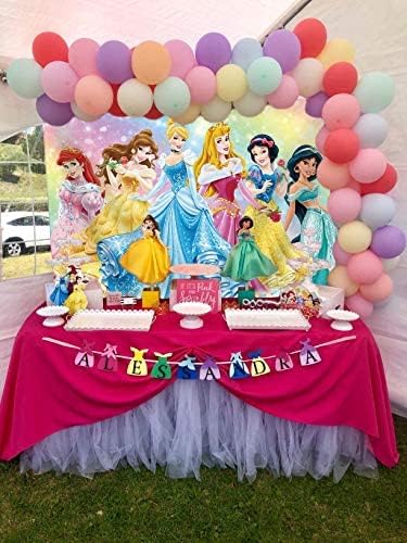 Prenses Tema Fotoğraf Backdrop Prenses Kız Rüya Doğum Günü Partisi Dekorasyon Fantezi Prenses Doğum Günü Afiş 7x5ft